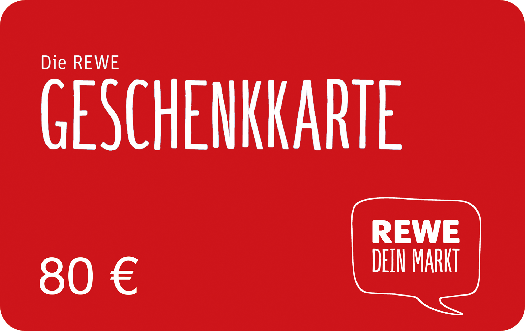 80,&ndash; &euro; REWE-Gutschein
