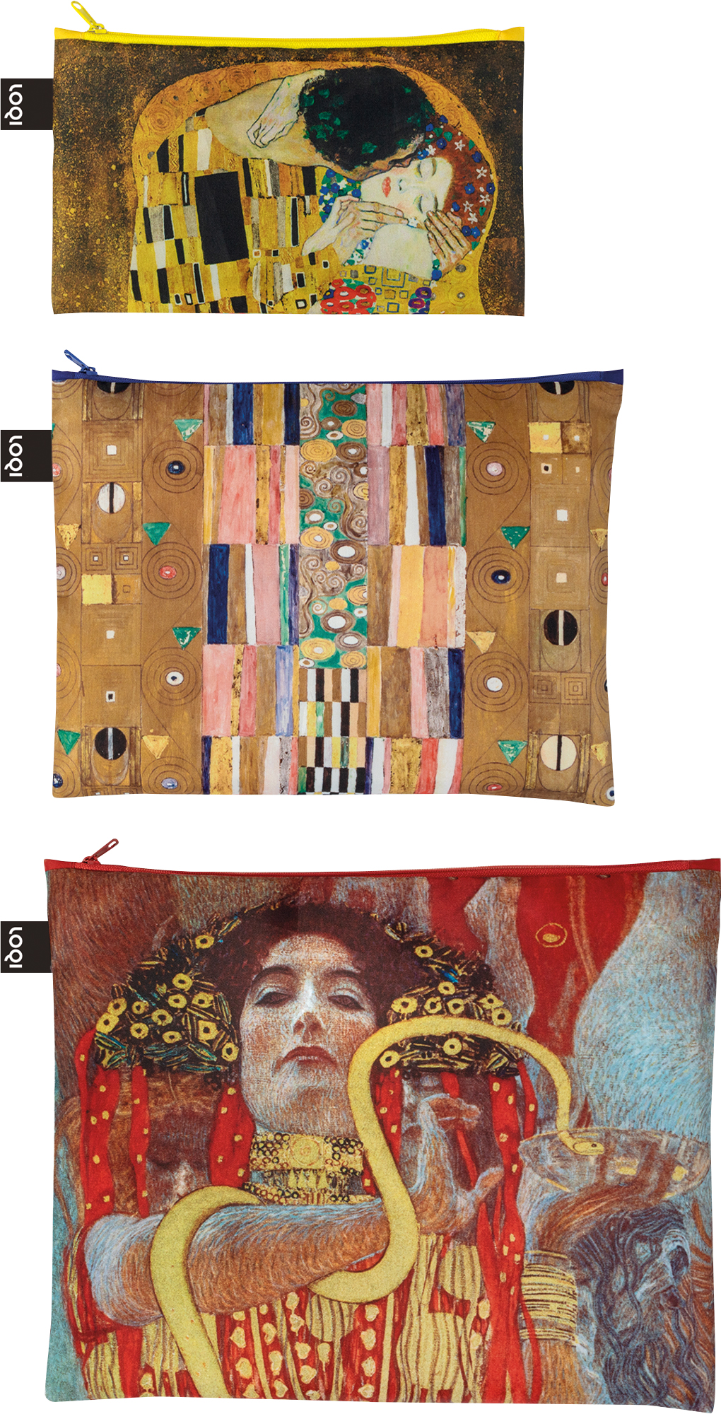 LOQI Zip Pockets Museum „Klimt“